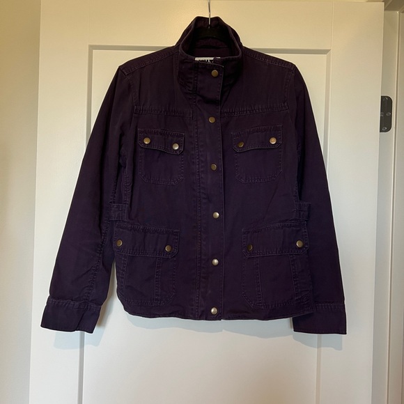 Kut from the Kloth Utility Jacket Large Purple - Picture 5 of 9